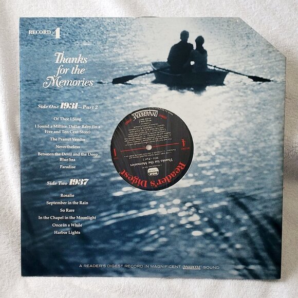 RARE- Reader's Digest "Thanks for the Memories" 1930's-Set Of 8 LP Records Vinyl - Picture 12 of 16